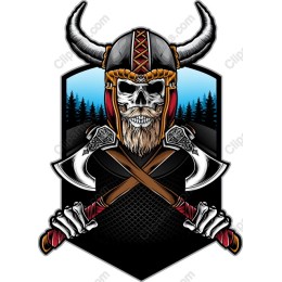 Fierce Viking Skull
