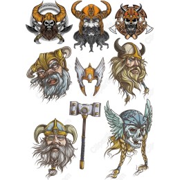 Viking Warrior Clipart Collection