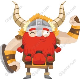 Cartoon Viking Warrior
