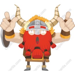 Dynamic Viking Character