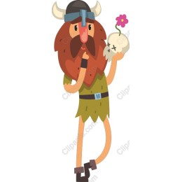 Whimsical Viking Character