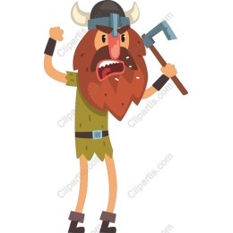 Cartoon Viking Warrior