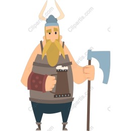 Playful Viking Character