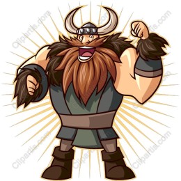 Vibrant Viking Warrior
