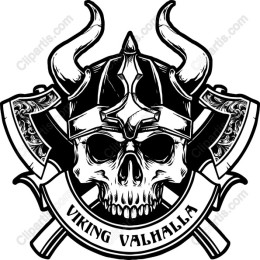 Viking Valhalla Skull