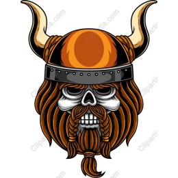Fierce Viking Skull