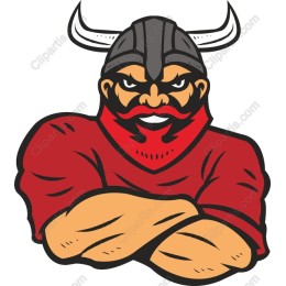 Fierce Viking Character