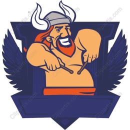 Vibrant Viking Warrior