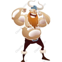 Vibrant Viking Character