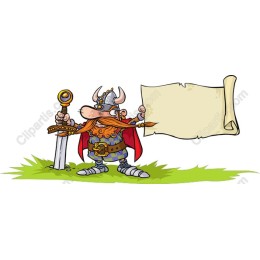 Cartoon Viking Warrior