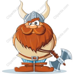 Vibrant Viking Warrior