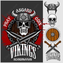 Epic Viking Skull