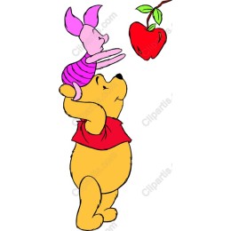 Whimsical Bear and Piglet Friendship