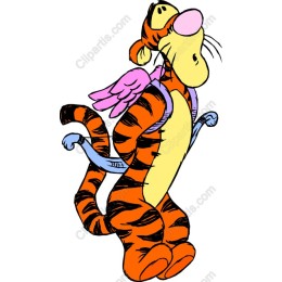 Whimsical Winged Tiger