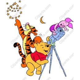 Whimsical Star Gazing with Winnie the Pooh