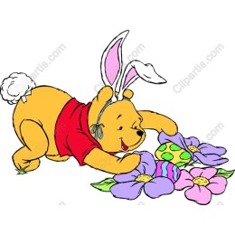 Playful Bear with Bunny Ears