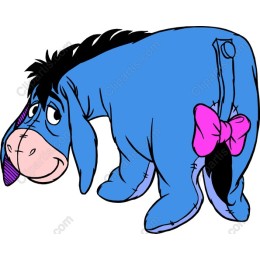 Eeyore with Pink Bow