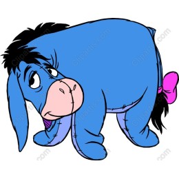 Charming Blue Donkey