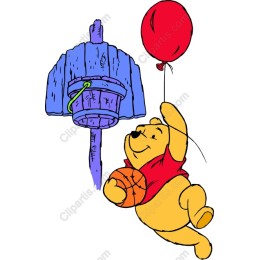 Playful Bear with Balloon and Basketball