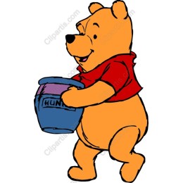 Whimsical Bear with Honey Pot