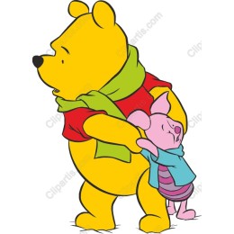 Charming Bear and Pig Friendship