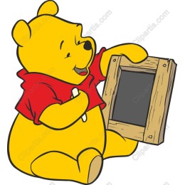 Playful Bear Holding Frame