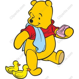 Cheerful Bear with Soap