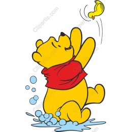 Joyful Bear Splashing in Water
