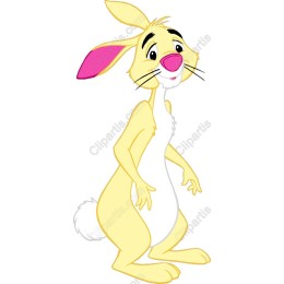 Cheerful Cartoon Rabbit