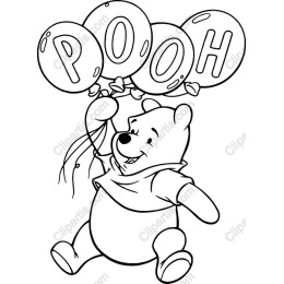 Charming Bear with Balloons