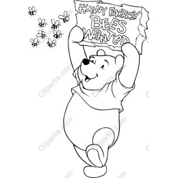 Whimsical Bear Honey Factory Bees Wanted