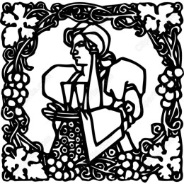 Elegant Wine Woman