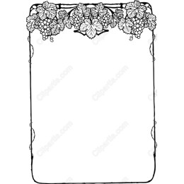 Vintage Grape Vine Frame