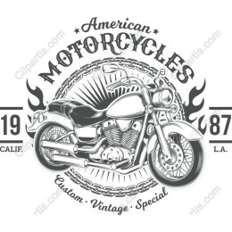 Vintage American Motorcycle