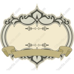 Vintage Frame with Customizable Banner