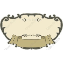 Elegant Vintage Decorative Frame Clipart