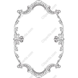 Elegant Vintage Ornate Frame