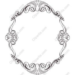 Elegant Vintage Ornate Frame