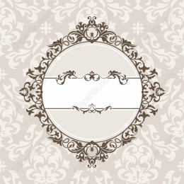 Ornate Floral Frame
