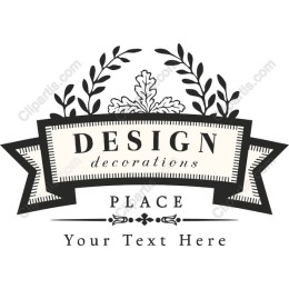 Elegant Floral with Customizable Banner