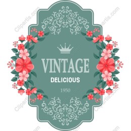 Vintage Delicious Floral
