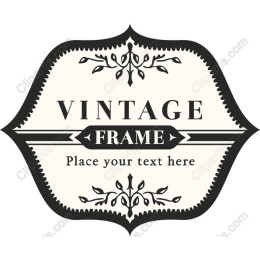 Vintage Frame - Elegantly Customizable
