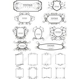 Vintage Frame Clipart Collection