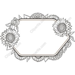 Elegant Floral Frame