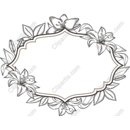 Elegant Floral Frame
