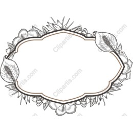Elegant Floral Frame