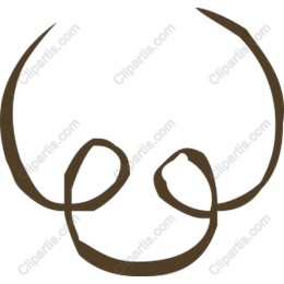 Minimalist Horned Skull