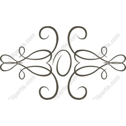 Vintage Swirl Decorative