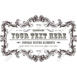 Vintage Ornate Frame Elements