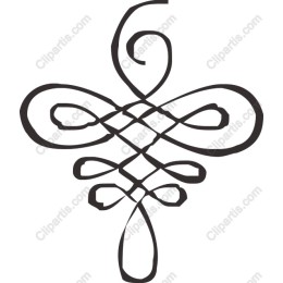Elegant Curly Motif in and